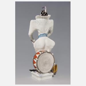 Meissen, "Clown mit Trommel" mit Sonder-Signet