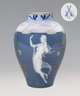 Meissen, seltene pâte-sur-pâte-Vase