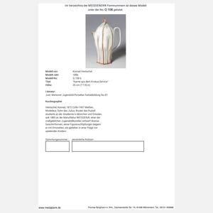 Meissen, 3-teiliges Jugendstil-Service