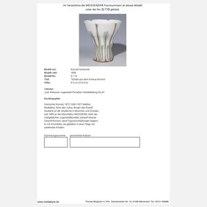 Meissen, 3-teiliges Jugendstil-Service