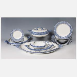 Meissen, 17-teiliges Jugendstil-Speiserservice