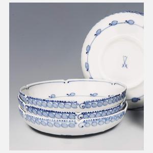 Meissen, 6 Jugendstil-Serviceteile