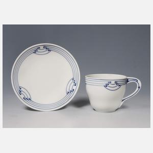 Meissen, 4 Jugendstil-Serviceteile