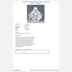 Meissen, Jugendstil-Vase