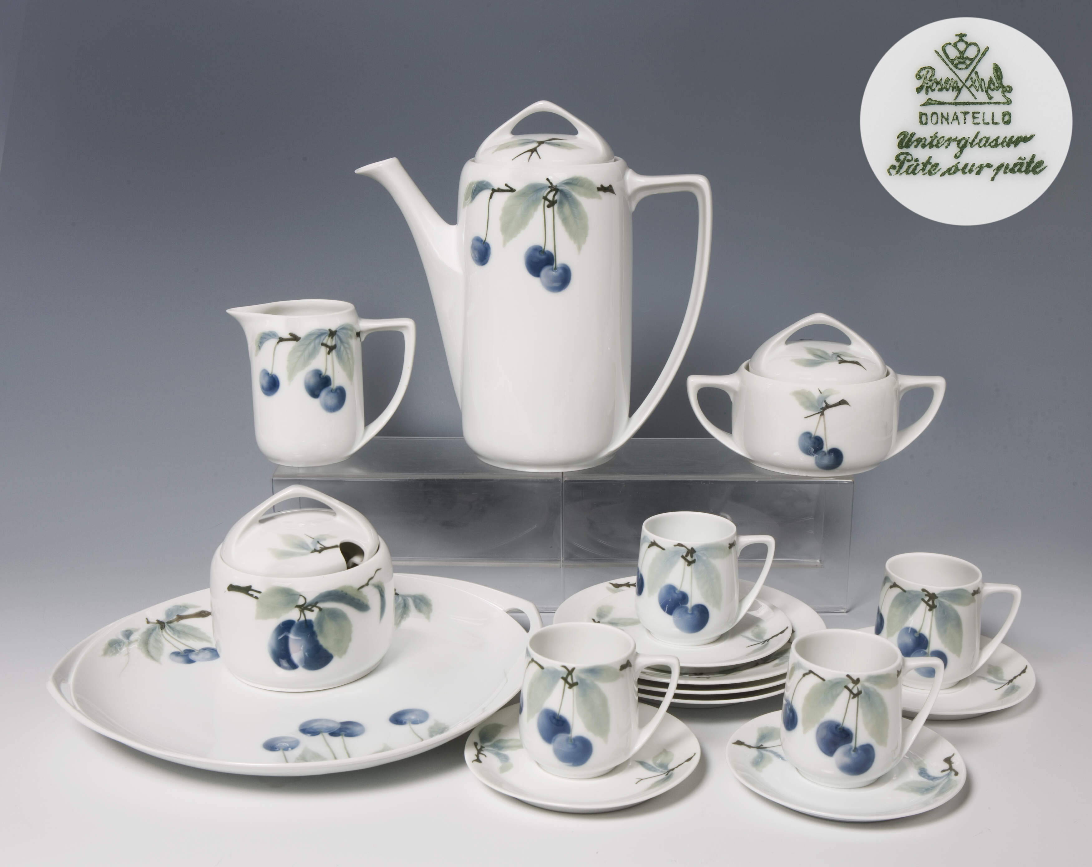 Rosenthal, 16-teiliges Jugendstil-Kaffeeservice