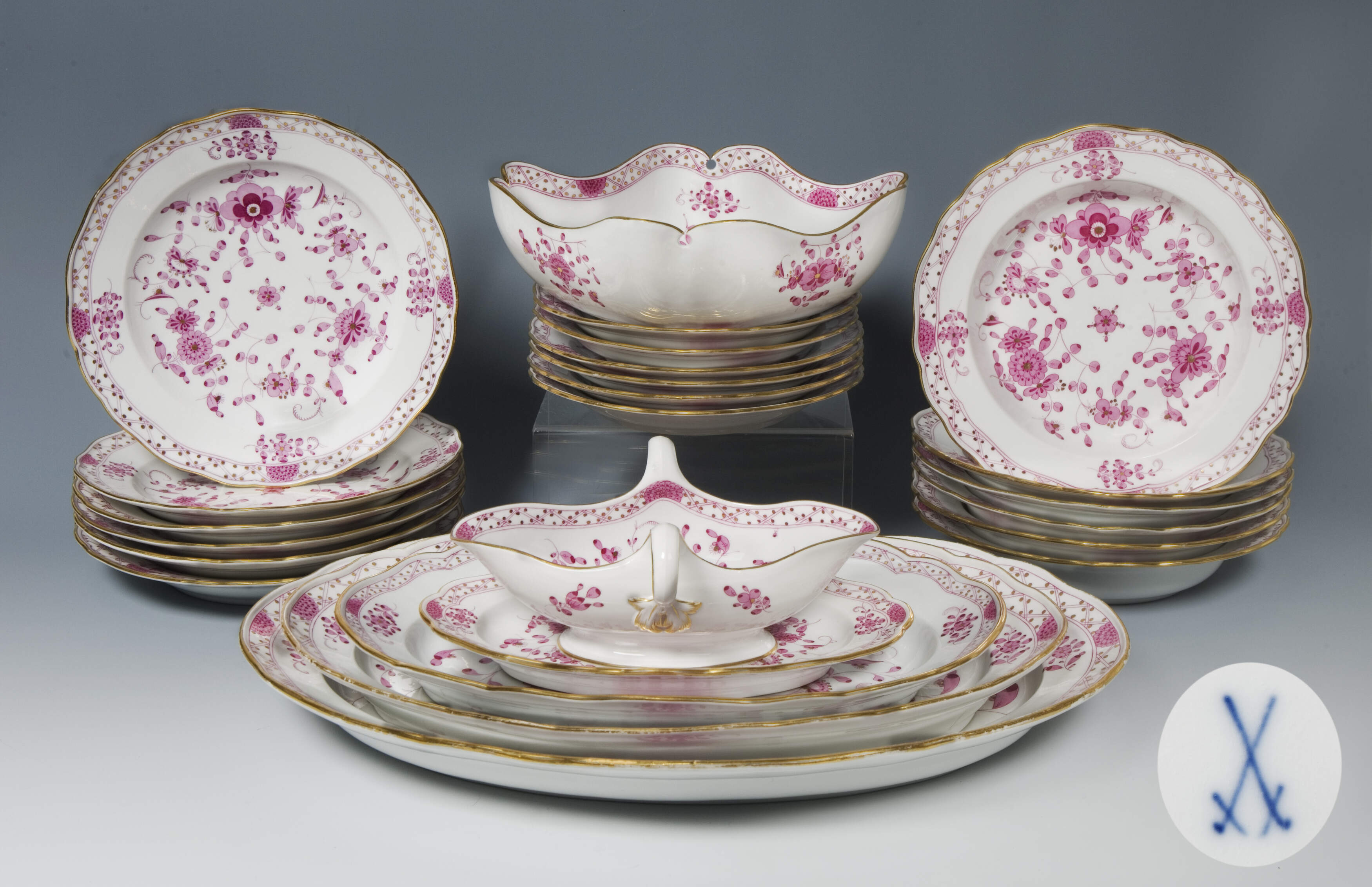 Meissen, 23-teiliges Speiseservice