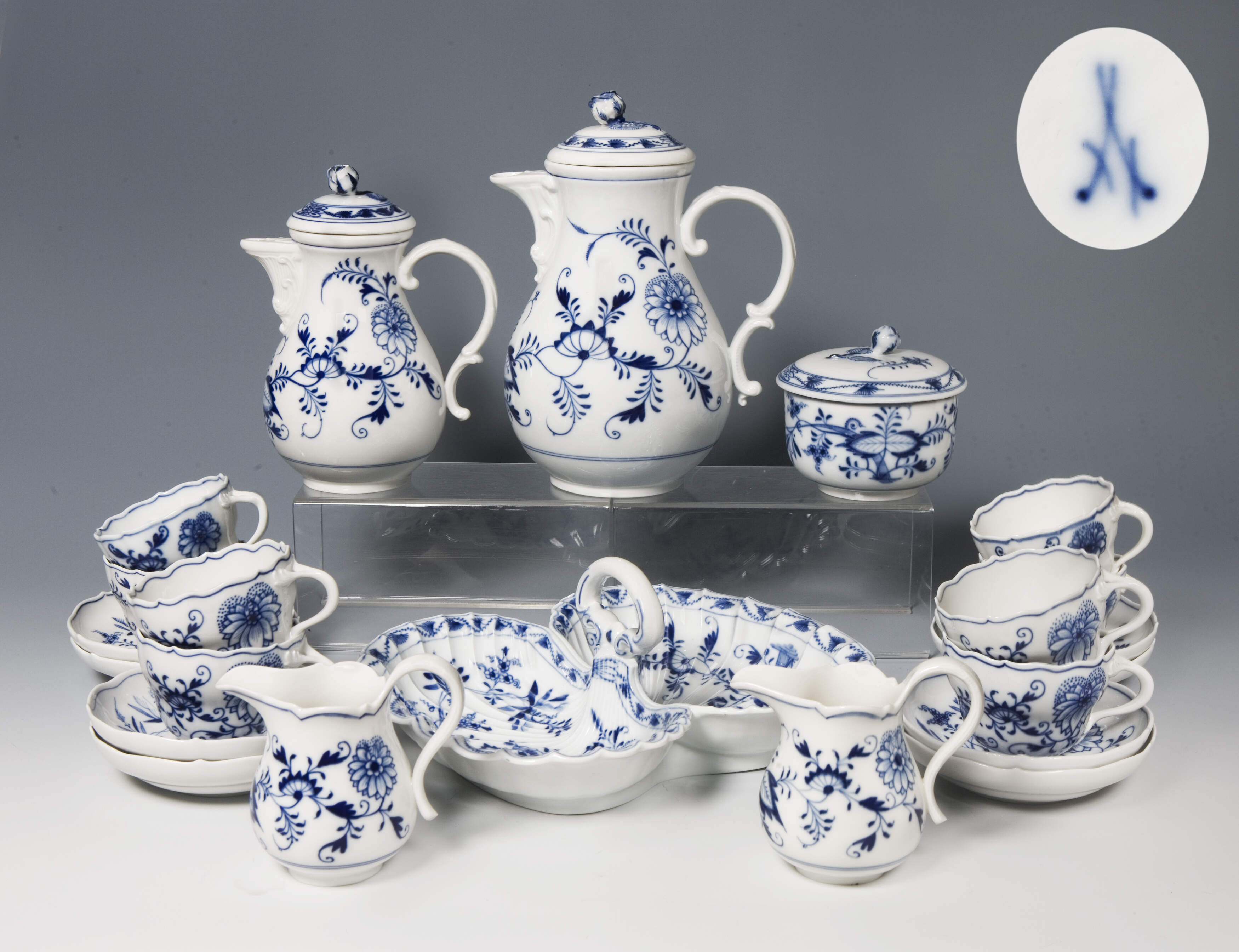 Meissen, 22-teiliges Kaffeeservice