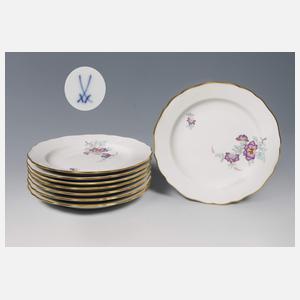 Meissen, 8 Dessertteller