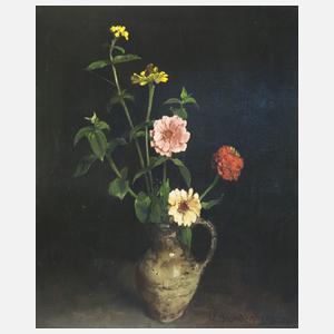 Brandenberg, Wilhelm "Zinnien im Krug"