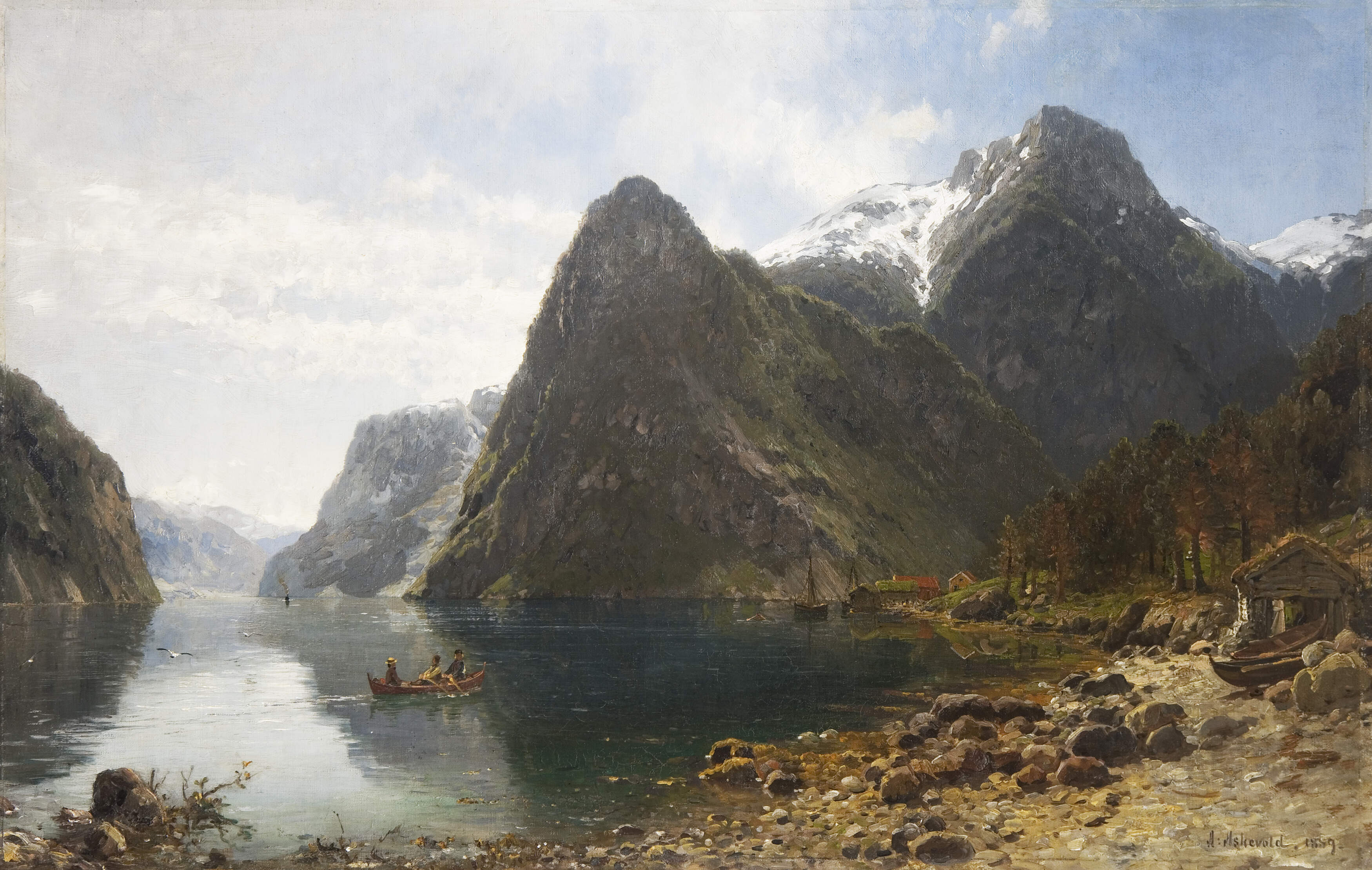 Askevold, Anders Monsen "Romantische Fjordlandschaft"