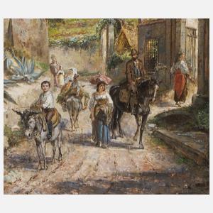 Effenberger, Hermann "Blick auf einen Hügel in Rom"