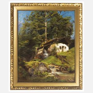 Leinecker, Franz "Taubenseemühle in Ramsau"