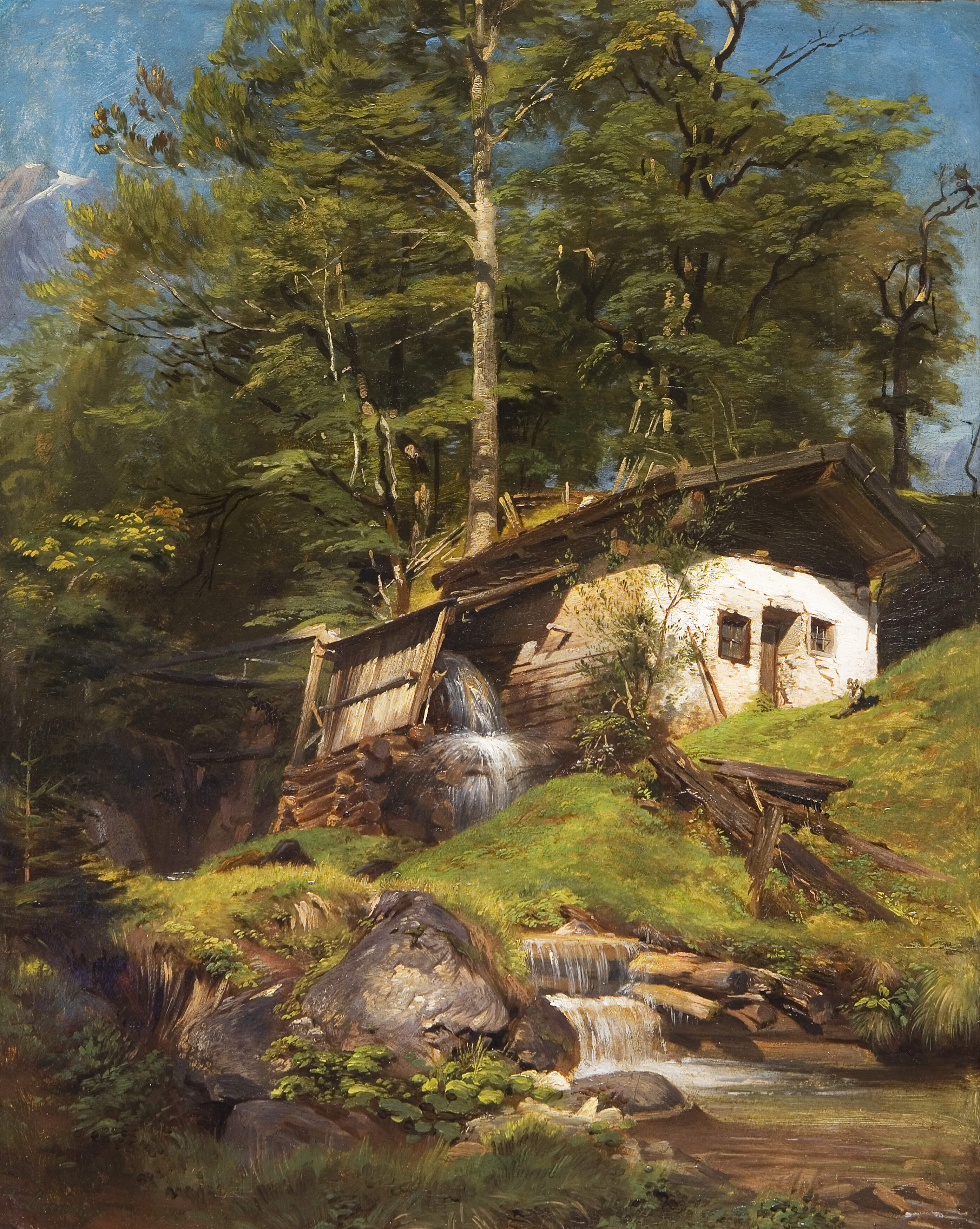 Leinecker, Franz "Taubenseemühle in Ramsau"