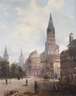 Kaufmann, Karl "Pendants Stadtansichten mit Dom"