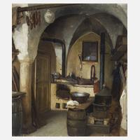 Interieurmaler 19. Jahrhundert, "Bauernstube"111