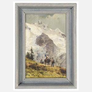 Kameke, Otto von "Jungfrau in den Berner Alpen"