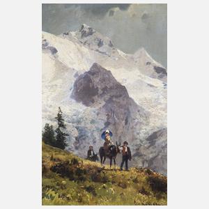 Kameke, Otto von "Jungfrau in den Berner Alpen"