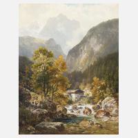 Sckell, Ludwig "Wassermühle am Gebirgsbach"111