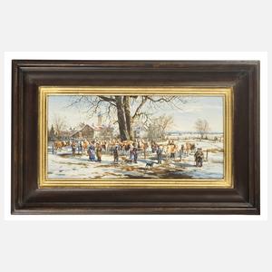 Fritzsching, Alfred "Viehmarkt im Vorfrühling"