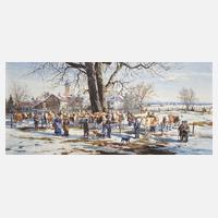 Fritzsching, Alfred "Viehmarkt im Vorfrühling"111