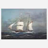 Kapitänsbild "Constance, Kapitän H. Bartmann 1867"111