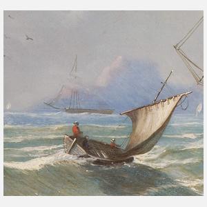 Marinemaler 20. Jahrhundert "Segelschiff auf See"