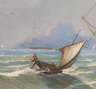 Marinemaler 20. Jahrhundert "Segelschiff auf See"