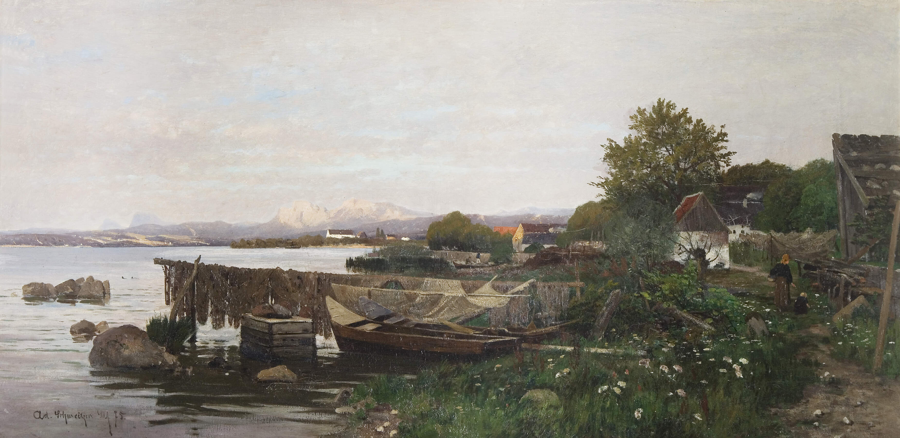 Schweitzer, Adolf "Chiemsee-Ufer"