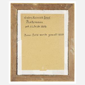Bildnismaler um 1840 "Pendants Bremer Porträts"