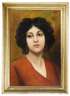 Bildnismaler um 1900, "Porträt einer jungen Dame"
