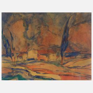 Kaus, Max "Landschaft im Abendrot"