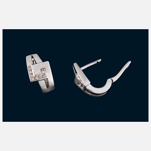 Paar Diamant-Ohrstecker