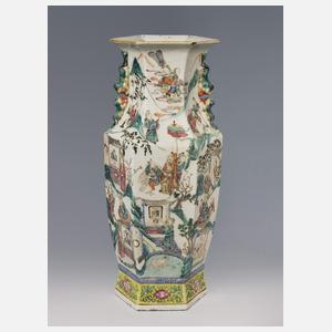 Große China-Vase, Qing-Dynastie 19. Jahrhundert