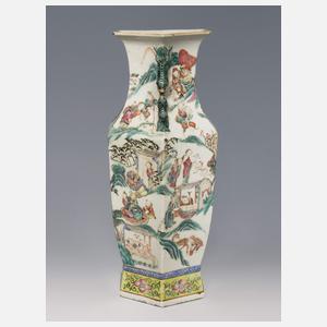 Große China-Vase, Qing-Dynastie 19. Jahrhundert
