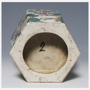 Große China-Vase, Qing-Dynastie 19. Jahrhundert