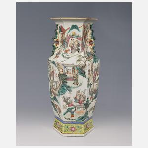 Große China-Vase, Qing-Dynastie 19. Jahrhundert