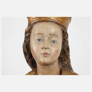 Spätgotische Madonna mit Kind