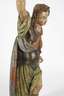 Heiligenfigur mit Flammenschwert