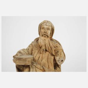 Geschnitzte Heiligenfigur