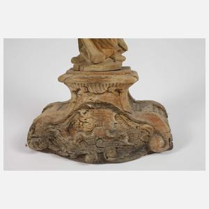 Geschnitzte Heiligenfigur