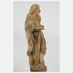 Geschnitzte Heiligenfigur