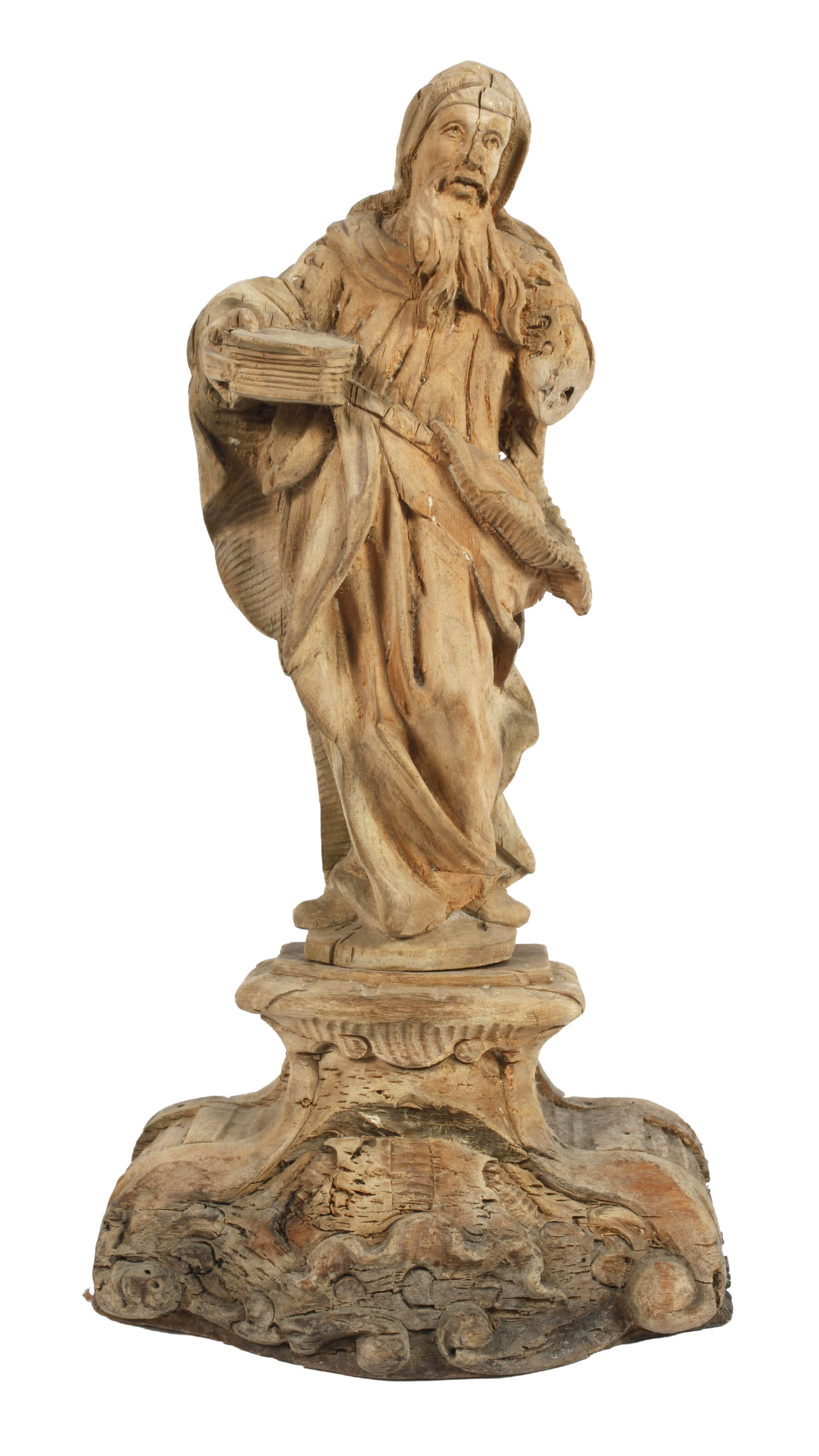 Geschnitzte Heiligenfigur