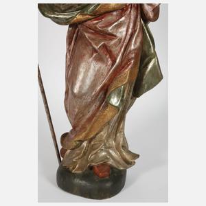 Geschnitzte Heiligenfigur