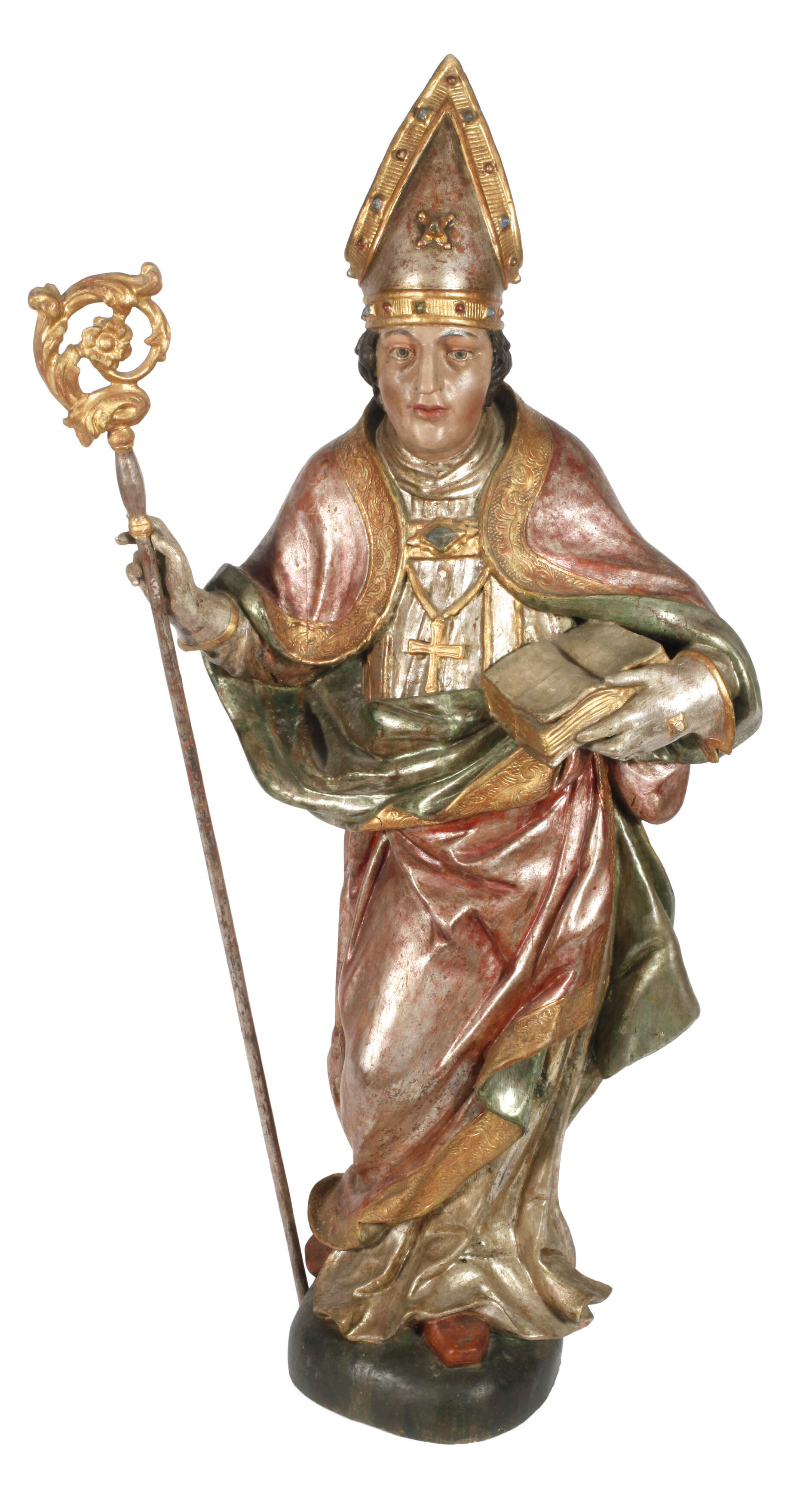 Geschnitzte Heiligenfigur