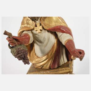 Geschnitzte Heiligenfigur