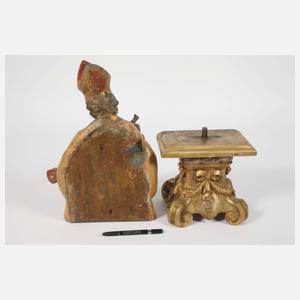 Geschnitzte Heiligenfigur