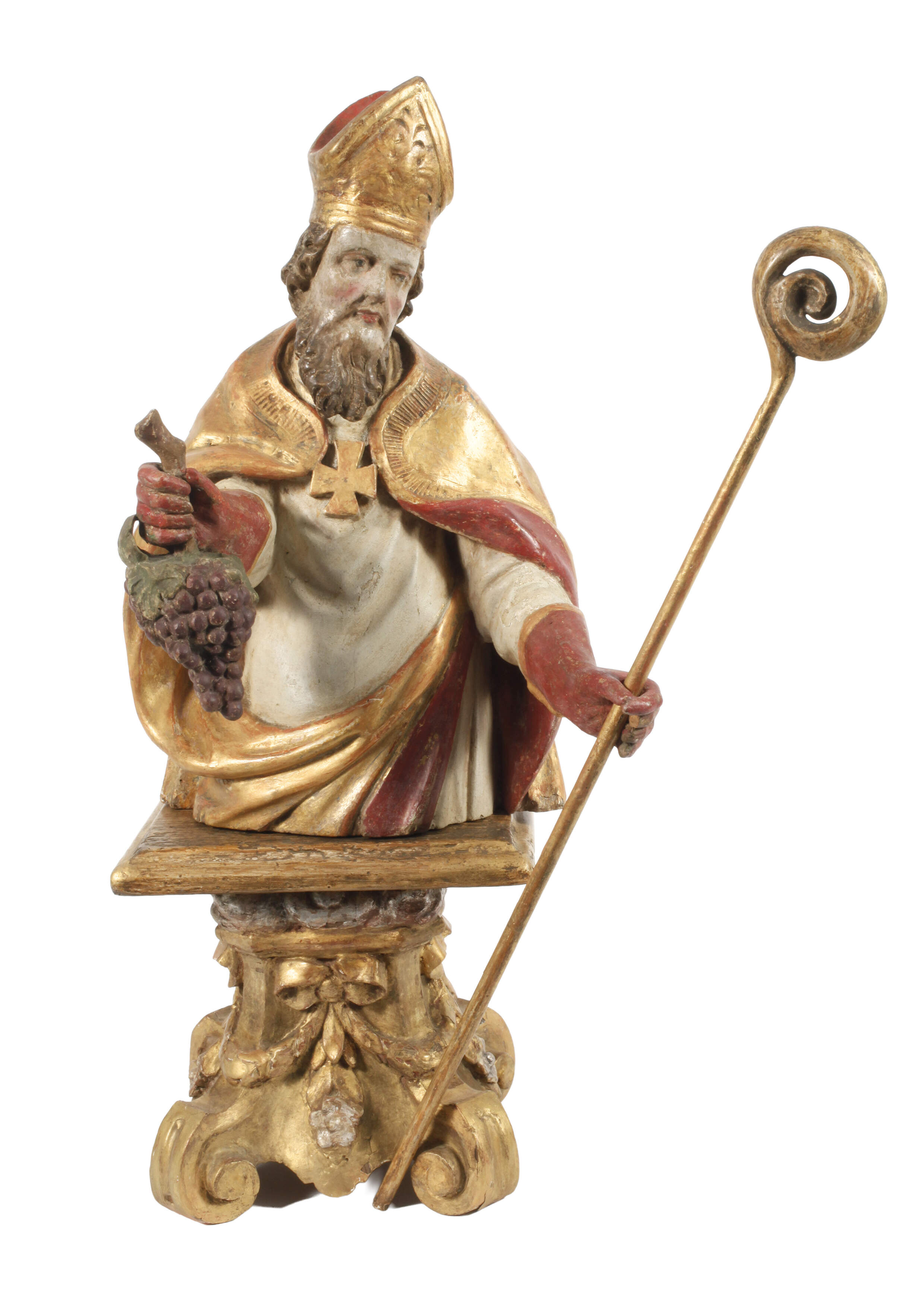 Geschnitzte Heiligenfigur