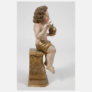 Christusknabe als Salvator Mundi
