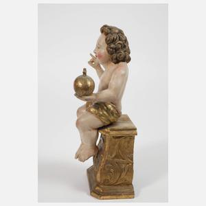 Christusknabe als Salvator Mundi