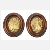 Paar Miniaturreliefs111